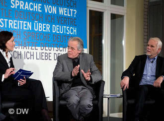Streitgespräch: Monika Dittrich, Klaus Reichert und Wolfgang Börnsen