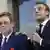 Frankreich Paris | Elton John wird Ritter der Ehrenlegion, mit Präsident Emmanuel Macron