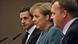 Frankreichs Präsident Nicolas Sarkozy, Bundeskanzlerin Angela Merkel und Dänemarks Premier Lars Loekke (v. l.) (Foto: dpa) Frankreichs Präsident Nicolas Sarkozy, Bundeskanzlerin Angela Merkel und Dänemarks Premier Lars Loekke (v. l.) (Foto: dpa)