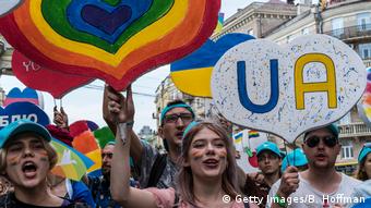 Gay Pride Marsch in Kiew