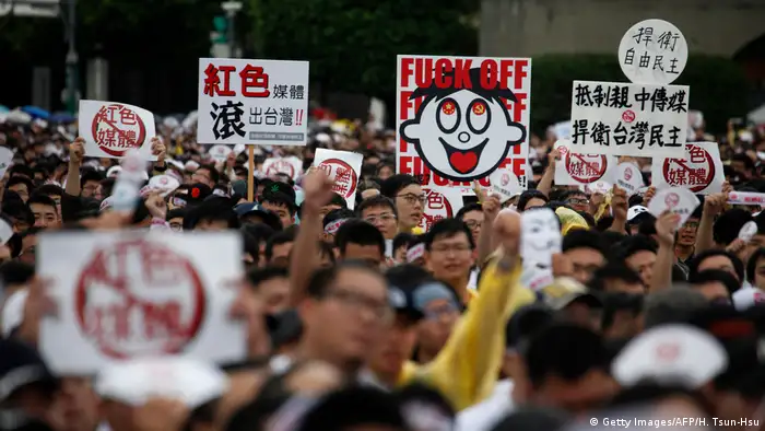 Taiwan | Proteste gegen chinesischen Einfluss