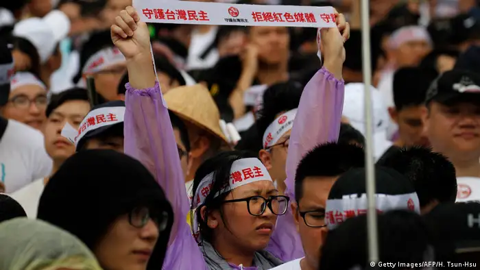 Taiwan | Proteste gegen chinesischen Einfluss