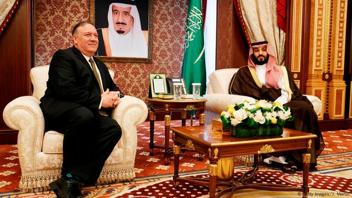 Mike Pompeo in Saudi Arabien (Getty Images/J. Martin)