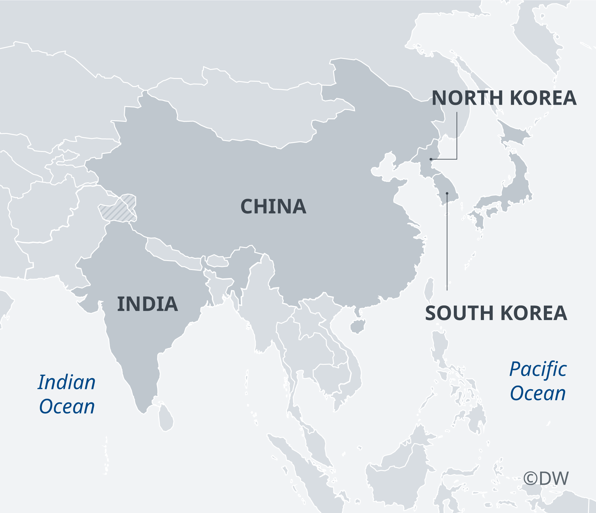 Infografik Karte Indo-Pazifischer Raum EN