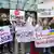 Ukraine Kiew Protest gegen Rückgabe des Stimmrechts an Russland im Europarat