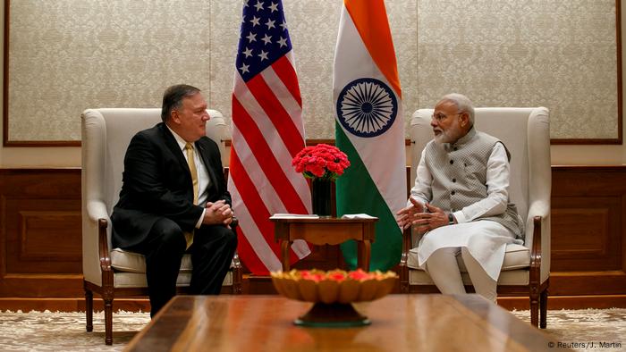 Indien | USA | Staatsbesuch Mike Pompeo | Narendra Modi (Reuters/J. Martin)