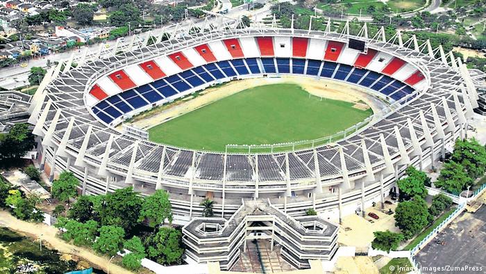 Kolumbien Fußballstadion Metropolitano Roberto Melendez in Barranquilla (Imago Images/ZumaPress)