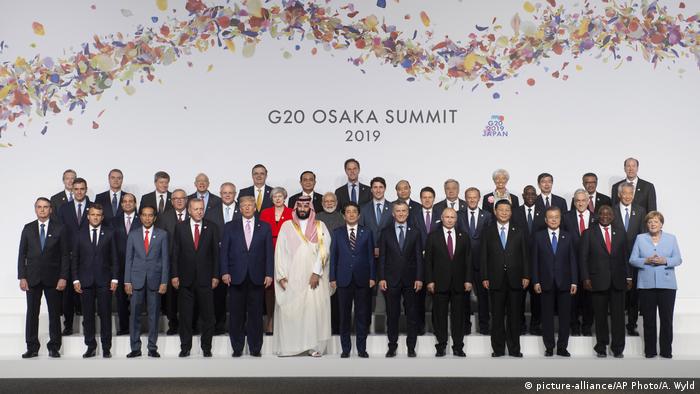 G20 Osaka Summit 2019 group photo
