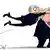 Путин закрывает глаза Трампу на встрече - карикатура Сергея Елкина