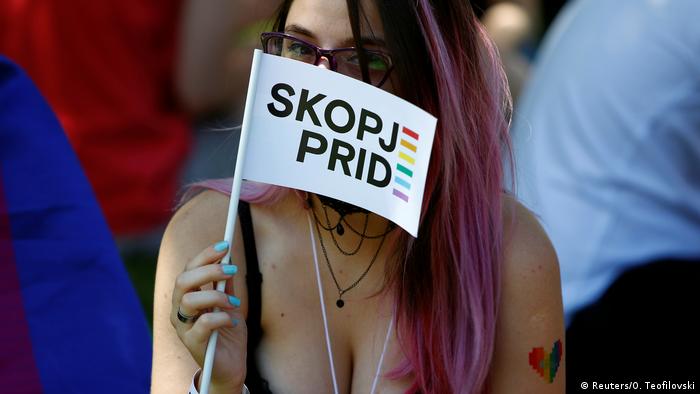 Nord-Mazedonien Skopje erste Pride Parade