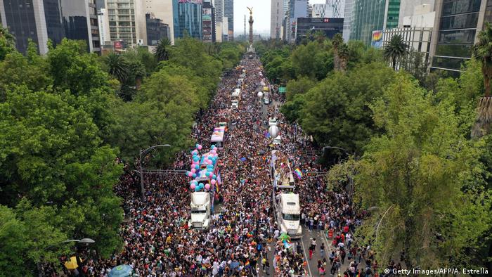 Mexiko Gay Pride in Mexiko-Stadt (Getty Images/AFP/A. Estrella)