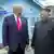 Donald Trump, Kim Jong Un in DMZ