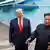 Про відновлення ядерних переговорів між США та КНДР Дональд Трамп (ліворуч) та Кім Чен Ин домовилися під час зустрічі 29 червня (на фото)