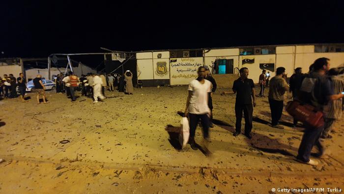 Libyen Luftangriff Tajoura Detention Center bei Tripolis