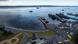 An aerial view shows Russian navy ships at the port of Severomorsk An aerial view shows Russian navy ships at the port of Severomorsk