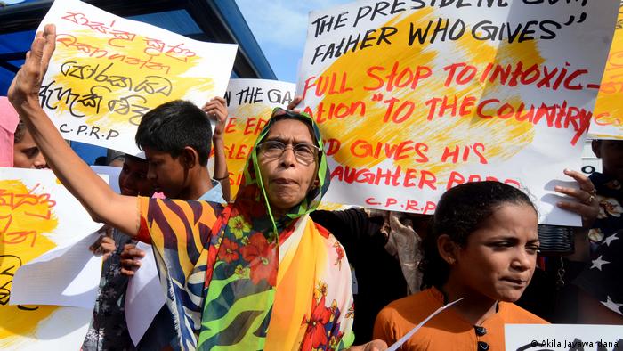 Death penalty protest in Sri Lanka