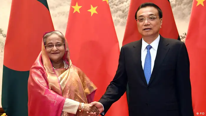Bangladesch Prime Minister Sheikh Hasina with Chinese Prime Minister Li Keqiang
