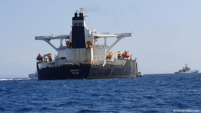 Öltanker auf dem Weg nach Syrien in Gibraltar festgesetzt