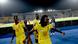 Benin-Spieler feiern nach dem Gewinn des Africa Cup of Nations 2019 (CAN) Benin-Spieler feiern nach dem Gewinn des Africa Cup of Nations 2019 (CAN)