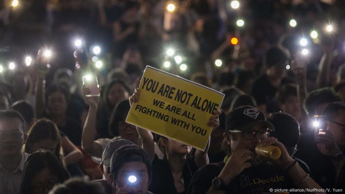 Hongkong Protest gegen Auslieferungsgesetz (picture-alliance/NurPhoto/V. Yuen)