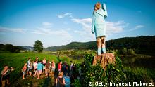 Melania-Trump-Skulptur: Die Ähnlichkeit ist verblüffend