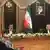 Представители иранского правительства, Организации по атомной энергии и замглавы МИД Ирана на пресс-конференции в Тегеране, 7 июля 2019 г.