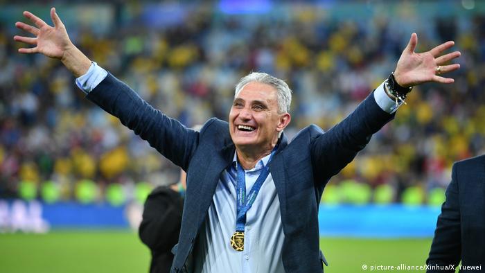 Fußball Brasilianischer Nationaltrainer Tite nach Gewinn der Copa America