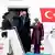 Recep Tayyip Erdogan sa suprugom Emine izlazi iz zrakoplova