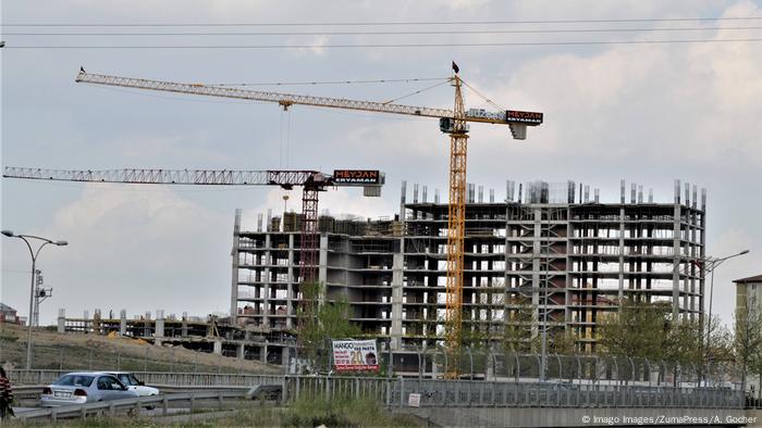 A construction site in Ankara