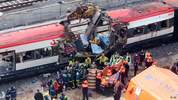 11 Mart 2004'te İspanya'nın başkenti Madrid'de düzenlenen terör saldırısında 191 kişi hayatını kaybetti.