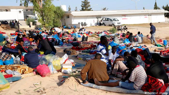 Libyen Luftangriff Tajoura Detention Center bei Tripolis