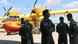 Pilots with Canadair aircraft Pilots with Canadair aircraft
