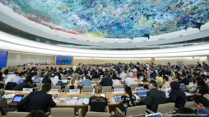 Schweiz Sitzung UN-Menschenrechtsrat in Genf