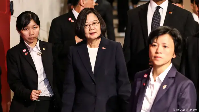 USA, New York: Präsidentin Tsai Ing-wen im Wirtschafts- und Kulturbüro von Taipeh in New York