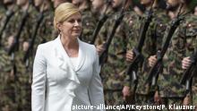 بعد النفي.. رئيسة كرواتيا تعترف باستخدام القوة ضد المهاجرين