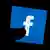 Логотип Facebook на экране смартфона