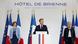 Frankreich Präsident Emmanuel Macron speaks at the residence of French Defense Minister on the eve of Bastille Day in Paris Frankreich Präsident Emmanuel Macron speaks at the residence of French Defense Minister on the eve of Bastille Day in Paris