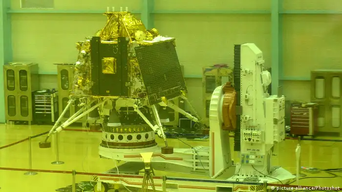 Indien Mond Mission Landefähre Chandrayaan-2