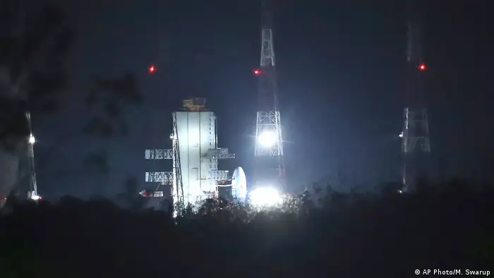 Indien Sriharikota Abbruch Mond Mission
