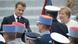 Emmanuel Macron und Angela Merkel bei den Feierlichkeitem vom 14. Juli Emmanuel Macron und Angela Merkel bei den Feierlichkeitem vom 14. Juli