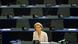 Ursula von der Leyen listens to a European Parliament debate Ursula von der Leyen listens to a European Parliament debate