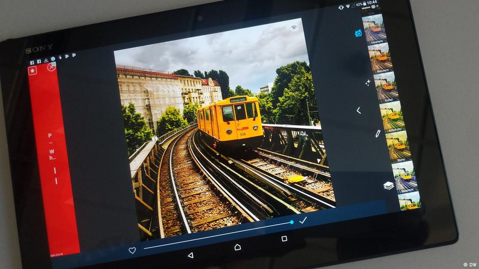 Testing photo editing apps: “Photo Studio”