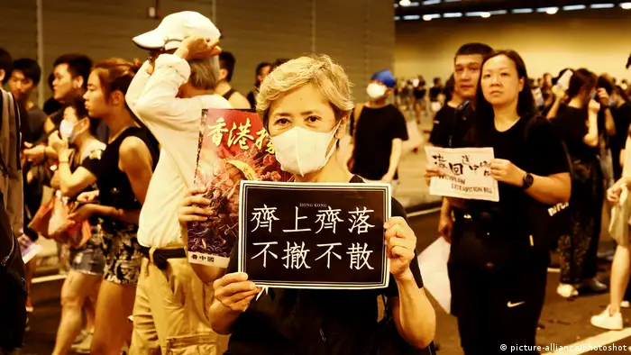 Hongkong Protest gegen Auslieferungsgesetz Deanie Ip (picture-alliance/Photoshot)