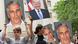 Protesters holding up pictures of Epstein and Trump Protesters holding up pictures of Epstein and Trump