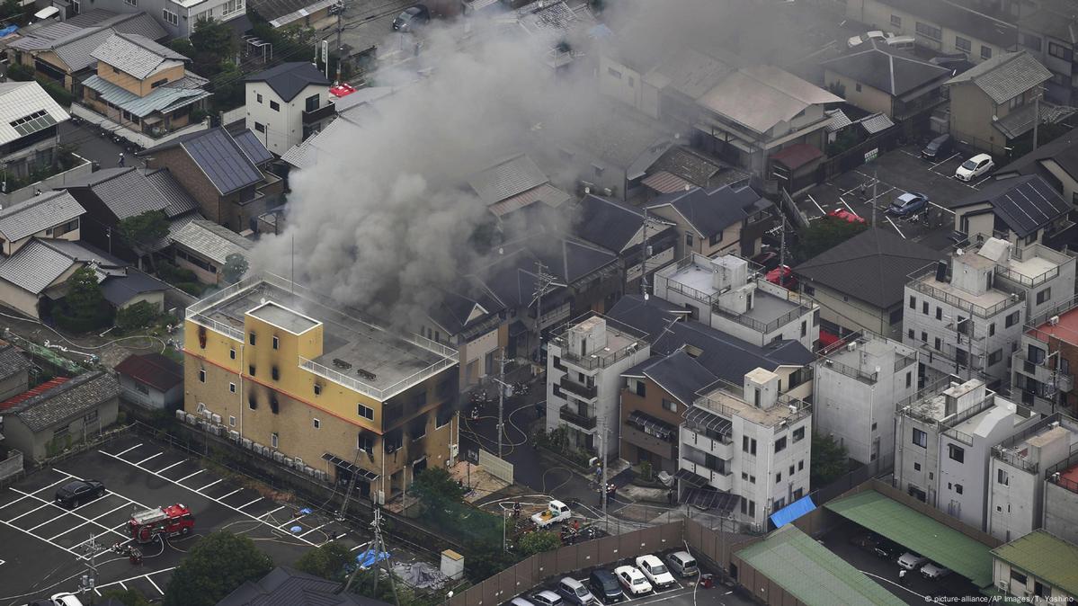 Suspected arson attack at Japan film studio – DW – 07/18/2019