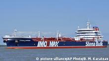 In this May 5, 2019 photo issued by Karatzas Images, showing the British oil tanker Stena Impero at unknown location, which is believed to have been captured by Iran. Iran's Revolutionary Guard announced on their website Friday July 19, 2019, it has seized a British oil tanker in the Strait of Hormuz, the latest provocation in a strategic waterway that has become a flashpoint in the tensions between Tehran and the West. (Basil M. Karatzas, Karatzas Images via AP) MANDATORY CREDIT |