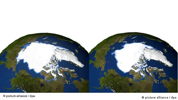 Flash-Galerie Klimawandel Eisfläche am Nordpol