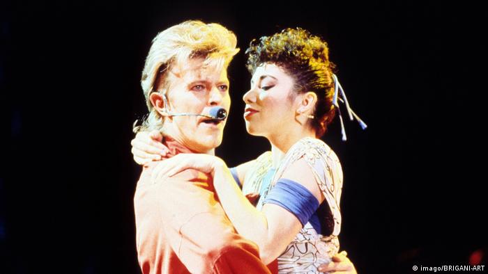 Deutschland BG Platz der Republik | David Bowie und Melissa Hurley Konzert 1987 (imago/BRIGANI-ART)