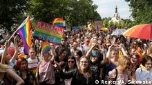 Polen Rechte greifen Gay Pride in Bialystok an 