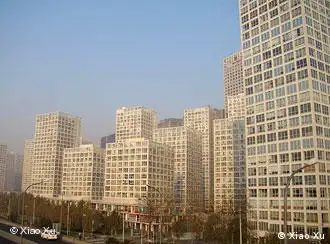北京沿三环的一处CBD建筑群